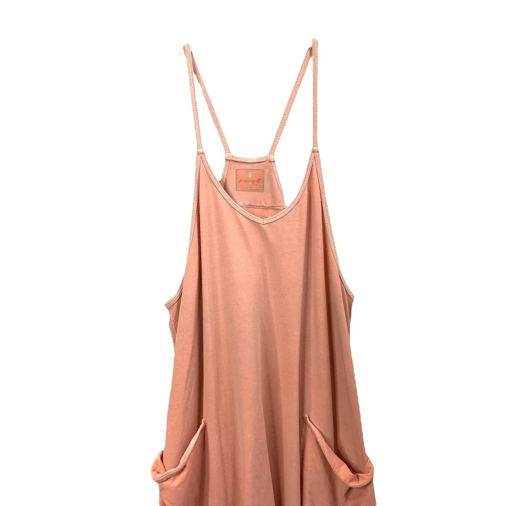 Free People‎ Movement Hot Shot Onesie jumpsuit Size XS petal orange coral